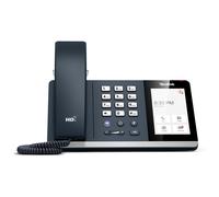 Yealink MP54 E2 Certifié pour Microsoft Teams & Skype for Business, Téléphone de Bureau pour PC, Couplage Bluetooth, Écran Tactile 4 Pouces, Double Port Ethernet avec PoE, Audio HD, Gris Foncé