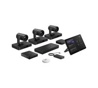Yealink MVC S98-C5U Kit Microsoft Teams Rooms autonome avec 3 caméras PTZ 4K, un processeur AVHub et une tablette tactile de 11,6'', pensé pour les