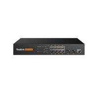 Yealink Commutateur RCH80 – PoE+ 8 ports L2 géré, 2×1G SFP, 130W, montable sur rack