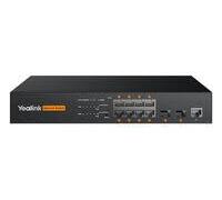 Yealink Commutateur RCH80 – PoE+ 8 ports L2 géré, 2×1G SFP, 130W, montable sur rack