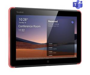 Yealink RoomPanel - Microsoft Teams Un écran tactile certifié Microsoft Teams pour gérer efficacement vos salles de réunion.