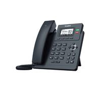 Yealink SIP-T31P Téléphone IP Gris, 2 Comptes VoIP, Ecran LCD 2.3" 132x64, Fast Ethernet, PoE, Répertoire 1000 contacts, Codecs G.722/G.729/OPUS