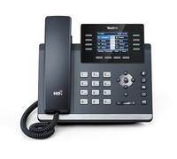 Yealink SIP-T44W Téléphone IP Gigabit ultra élégant avec deux ports USB, taille 2,8"