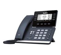 Yealink Téléphone IP T53 - Avec filaire/sans fil - Avec fil - DECT, Bluetooth - Montage mural, bureau - Gris classique