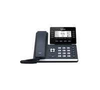 Yealink SIP-T53W Téléphone IP Gris, 8 Lignes, Écran LCD 3.7" 360x160, WiFi, Bluetooth 4.2, Gigabit Ethernet, PoE, Codecs G.722/OPUS, 12 Comptes VoIP