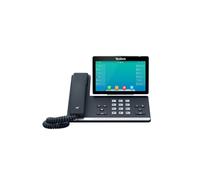 Yealink SIP-T57W Téléphone IP Gris, Combiné Filaire, Écran LCD 7" 800x480 Tactile, Wifi 802.11ac, Gigabit Ethernet, PoE, Bluetooth, Répertoire 1000 Entrées