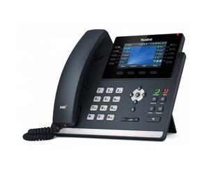 Yealink T46U Téléphone fixe avec 16 comptes SIP - idéal pour augmenter la productivité dans les entreprises