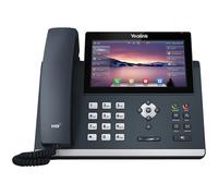 Yealink Téléphone VoIP SIP-T48U – Écran LED, WiFi, Gris, SIP v2, 16 lignes