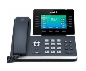 Yealink T54W Téléphone de bureau SIP avec grand écran, 16 comptes SIP, Bluetooth et WiFi