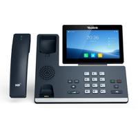 Yealink T58W PRO avec combiné à dents bleues 16 lignes. Écran tactile couleur de 7 pouces. Double ports USB, Ethernet Gigabit double port, PoE, adaptateur secteur non inclus (SIP-T58W PRO)