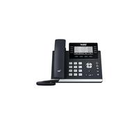 Yealink Téléphone IP SIP-T43U filaire avec câble, montage mural, gris classique