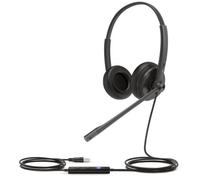 Yealink UH34 DUAL TEAMS écouteur/casque Avec fil Arceau Bureau/Centre d'appels USB Type-A Noir