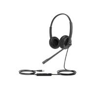 Yealink UH34-DUAL-UC Casque Binaural Filaire USB pour Bureau/Centre d'appels - 20-20000Hz, Micro Unidirectionnel à Suppression de Bruit, 118g