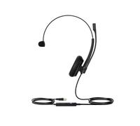 Yealink UH34 Lite Mono Teams Casque Filaire USB Type-A Noir, Usage Bureau/Centre d'appels, HP 20-20000Hz, Micro Unidirectionnel à Suppression de Bruit