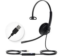 Yealink UH34 Mono Teams - Micro-casque - sur-oreille - filaire - USB - noir Noir G