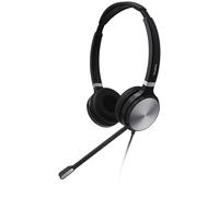 Yealink UH36 Dual Casque Avec fil Arceau Bureau/Centre d'appels USB Type-A Noir, Argent