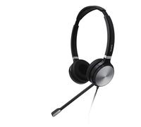 Yealink UH36 Dual Casque Avec fil Arceau Bureau/Centre d'appels USB Type-A Noir, Argent