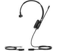Yealink UH36 Mono - Micro-casque - sur-oreille - filaire - USB, jack 3,5mm - noir et argent Noir et argent G