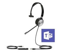 Yealink - UH36 Mono Teams Casque USB/Jack optimisé Microsoft Teams