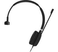 UH36 Mono Teams - Micro-casque - sur-oreille - filaire - USB, jack 3,5mm - noir et argent