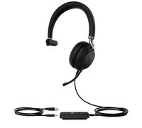 Yealink UH38 Mono Teams Casque Avec fil &sans fil Arceau Bureau/Centre d'appels Bluetooth Noir