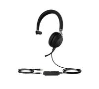 Yealink UH38 Mono Teams Casque Filaire/Bluetooth 5.1 Portée 10m, USB, Micro Anti-Bruit, 20-20000Hz, Arceau, Noir, pour Bureau/Centre d'appels