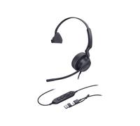 Yealink UH42 Casque UC Mono Filaire USB Type-C/A, Arceau Supra-Aural, Microphone Boom, Réponse en Fréquence 20-20000Hz, Longueur Câble 2.15m