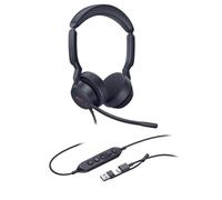 Yealink Casque filaire UH44 double USB-C/A – Certifié pour Microsoft Teams