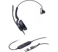 Yealink UH46 Mono - Micro-casque - sur-oreille - filaire - USB-A, USB-C - Certifié pour Microsoft Teams