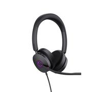 Yealink Casque stéréo filaire UH48 Dual Teams Certifié pour les plateformes UC USB‑C/A