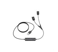 Yealink USB/QD Trainer Cable (10 pièces) Lot de 10 câbles USB/QD compatible avec les casques Yealink, idéal pour les services de formation ainsi que