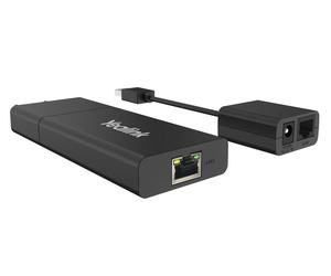 Yealink USB2CAT5E-EXT Émetteur et récepteur réseau Noir