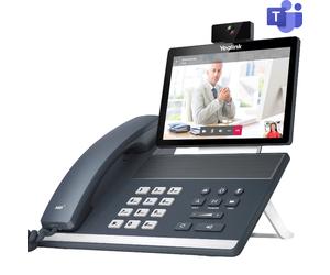 Yealink VP59 - Version Microsoft Teams Un téléphone de bureau avec caméra intégrée pour des réunions en haute définition.
