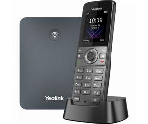 Yealink W73P dect phone Un téléphone sans fil professionnel puissant avec base IP pour des échanges en haute définition.