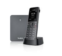 Yealink W73P Téléphone IP Mobile Sans Fil Gris Écran de 1,8 Pouce 100 Entrées de Répertoire Téléphonique