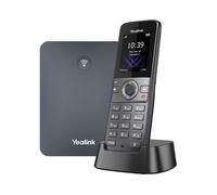 Yealink W74P Téléphone IP DECT Gris, Combiné Sans Fil, Écran TFT 1.8", 128x160, Fast Ethernet, Bluetooth 5.1, PoE, Répertoire 1000, Portée 300m