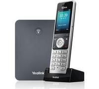 Yealink W76P - Téléphone sans fil/téléphone VoIP avec ID d'appelant - 1900 MHz - DECT - (conférence) à trois capacité d'appel - SIP, SIP v2, VQ-RTCPXR, RTCP-XR - 10 lignes - argent albâtre, gris class