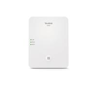 Yealink W80B Station de Base DECT, 30 combinés max., portée 300m, VoIP 100 comptes, Protocoles SIP v1/v2, UDP/TCP/TLS, PoE, Blanc