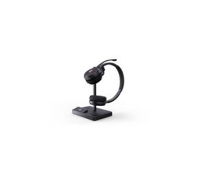 Yealink WH62 - Micro-casque stéréo DECT sans fil, certifié Microsoft Teams (avec station de travail)