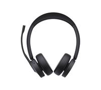 Yealink WH64 Casque Binaural DECT/Bluetooth 5.2 Portée 150m USB-C Noir, Compatible Windows/macOS, Autonomie 195h, Microsoft Teams, Arceau