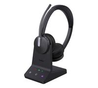 Yealink WH64 - Micro-casque stéréo, DECT, certifié pour Microsoft Teams