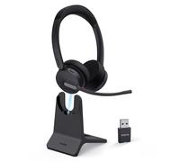 Yealink WH64 Hybrid Casque sans Fil DECT & Bluetooth avec Station de Charge