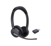 Yealink WH64 Hybrid Dual Teams Casque Sans fil Bluetooth 5.2 Portée 50m Micro-USB Arceau Bureau/Centre d'appels, Réponse en fréquence 20-20000Hz, Noir