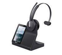 Yealink WH64 Workstation Mono Kabelloses DECT & Bluetooth Headset, Noise Cancelling Mikrofon, Touchscreen, Kompatibel mit Teams & IP-Telefonen, Freisprecheinrichtung für Büro und Homeoffice