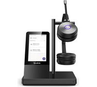 Yealink WH66 Dual Teams System de Personnel Audio Conférence Casque sans fil Bureau/Centre de Appels USB Type A Bluetooth Base de Chargement Noir