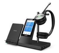 Yealink WH66 Dual UC Casque Sans fil Arceau Bureau/Centre d'appels USB Type-A Bluetooth Socle de chargement Noir