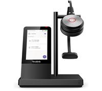 Yealink WH66 Mono Teams Systèmes de conférences audio personnelle Sans fil Arceau Bureau/Centre d'appels USB Type-A Bluetooth Socle de chargement Noir