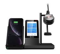 Yealink WH66 Mono UC Casque Sans fil Arceau Bureau/Centre d'appels USB Type-A Bluetooth Socle de chargement Noir