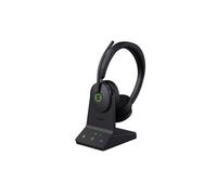 Yealink WH68 Casque sans fil double DECT et Bluetooth | Certifié Microsoft Teams | avec station de travail