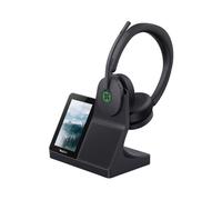 Yealink WH68 Workstation Casque DECT Bluetooth Poste de travail UC tout-en-un avec casque DECT et Bluetooth, écran tactile et système mains libres